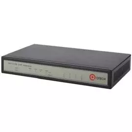 Шлюз QTECH QVI-2108-FXO 8*FXO, 3*10/100BASE-T (LAN), 10/100BASE-T (WAN), внешний БП (12В), 100-240В AC