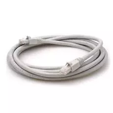 Шнур AESP C6A-155GY-3MB коммутационный, RJ45-RJ45 UTP Cat.6A, 3 м, серый