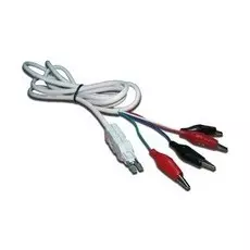 Шнур тестовый TWT TWT-LSA-P4-CR4-1.5m для плинтов, 4-х полюсный LSA/Крокодил, 1,5м