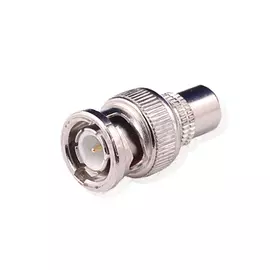 Штекер LAZSO APB511 BNC на коаксиальный кабель под пайку. 1 шт. Диапазон частот 0-1ГГц. Материал корпуса - цинк. Покрытие - никель (корпус), позолочен