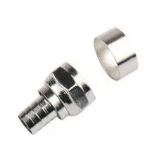 Штекер LAZSO APFC12-RG59 F на кабель RG59. Крепление к кабелю - под обжим. 1 шт. Диапазон частот 0-1 ГГц. Материал корпуса -латунь. Покрытие - никель