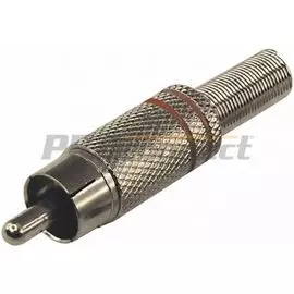 Штекер PROCONNECT 14-0405-4 RCA Металл пайка ZN Черные/Красные (упак. 100 шт)