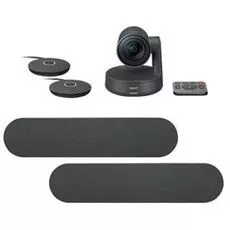 Система для видеоконференций Logitech Rally Plus 960-001224 USB 3.0, Ultra HD, 4K (3840 x 2160) 2 колонки, 2 модуля микрофонов, 2 концентратора
