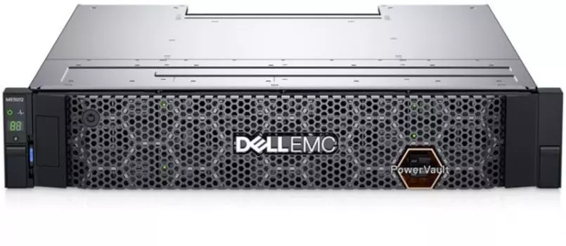 Система хранения данных Dell PowerVault ME5012 12LFF(3,5") 2U/12Gb 8 port SAS Dual Controller/2xHD-mini to HD-mini SAS 12Gb 2m/12x8Tb SAS 7.2k/ Bezel/