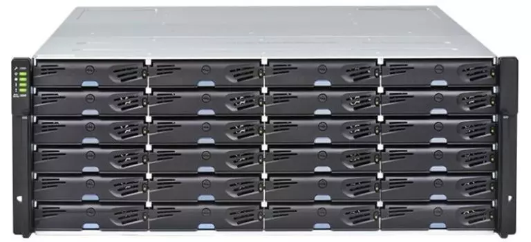 Система хранения данных Infortrend EonStor DS 1000 Gen2 DS1024R2CB00C-8U32 2U/24bay Dual controller, 2x12Gb SAS, 8x1G iSCSI + 2x host board, 2x4Gb, 2x