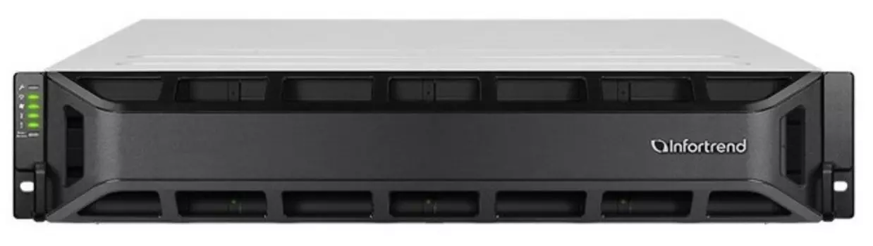 Система хранения данных Infortrend GSe 30123-D G3 GSE301203000D-8U32 2U/12bay, supports NAS, SAN, object protocol and cloud gateway, single controller
