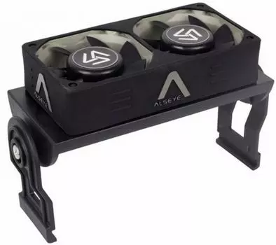 Система охлаждения ALSEYE C-RAM-B ARGB (AS.01.07.0122) для полноразмерных модулей памяти DDR3/DDR4/DDR5, Hydraulic, 1000-3000rpm, 16CFM, 18.4dBA, PWM