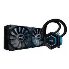 Система охлаждения жидкостная AeroCool P7-L240 4713105958836 с RGB подсветкой, до 380W, PWM, 600-1800 RPM, 2х12см, Intel : LGA 2066/2011-V3/115X/1366