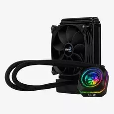 Система охлаждения жидкостная AeroCool Pulse L120 4718009156296 LGA2066/2011-V3/115X/1366/775/FM1/FM2/AM4/AM3+/AM3/AM2+/AM2 (Al, 120mm fan, 600-1800rp