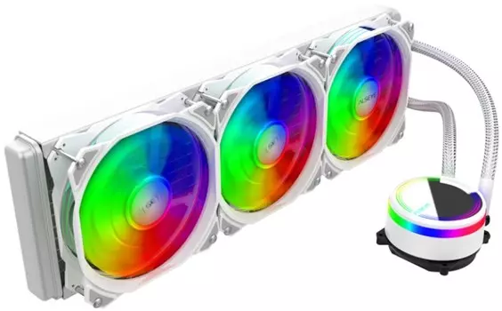 Система охлаждения жидкостная ALSEYE M360-W LGA115х/1151-v2/1200/1366/1700/2011/2011-3/2066/AM2/AM2+/AM3/AM3+/AM4/FM1/FM2/FM2+(Al, 3*120mm fan, 700-18