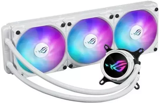 Система охлаждения жидкостная ASUS ROG STRIX LC III 360 ARGB LCD WHT 90RC00W2-M0UAY0 LGA115x/1200/1700/1851/AM4/AM5 (3*120mm, 800-2200rpm, 70.38CFM, 3