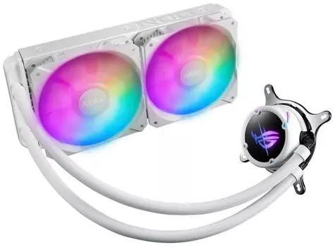 Система охлаждения жидкостная ASUS ROG STRIX LC II 240 ARGB White Edition 90RC00E2-M0UAY0 LGA1700/1200/115x/2011/2011-3/2066/AM5/AM4/TR4 (2*120mm fan,