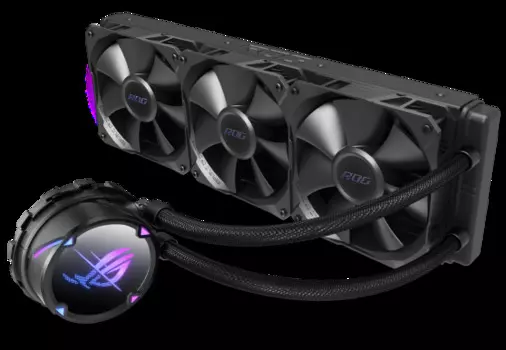 Система охлаждения жидкостная ASUS ROG STRIX LC II 360 90RC00F0-M0UAY1 LGA1700/1200/115x/2011/2011-3/2066/AM4/TR4 (3*120mm fan, 800-2500rpm, 80.95 CFM