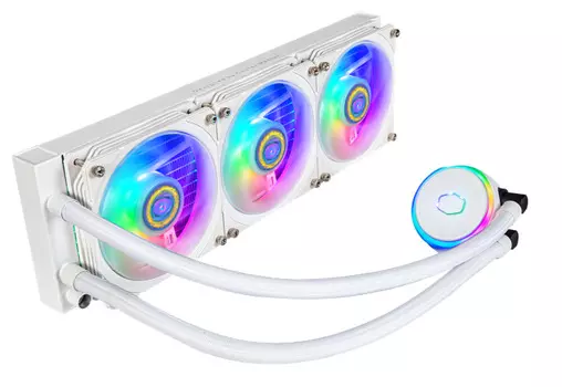 Система охлаждения жидкостная Cooler Master MasterLiquid PL360 Flux White Edition LGA1700/1200/2066/2011-v3/2011/115x/AM5/AM4/AM3+/AM3/AM2+/AM2/FM2+/F