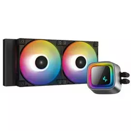 Система охлаждения жидкостная Deepcool LS520 LGA2066/2011-v3/2011/1700/1200/115x/sTRX4/sTR4/AM5/AM4 (2*120mm fan, 500-2250rpm, 85.85CFM, 32.9dBA, 4-pi