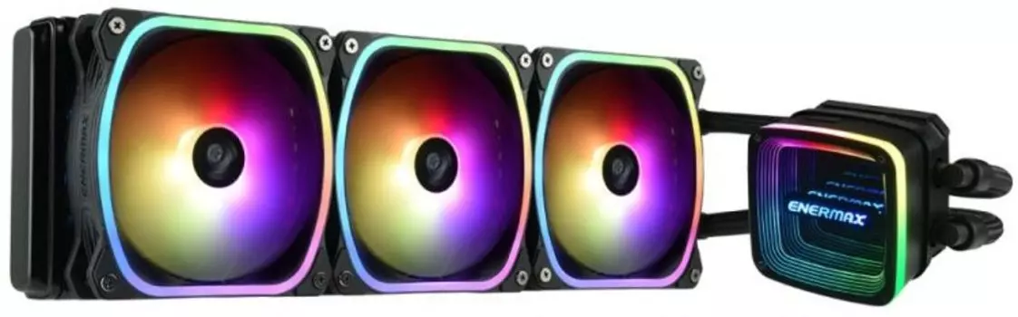 Система охлаждения жидкостная Enermax ELC-AQFA360-SQA LGA 1700/1200/115x/2066/2011/2011-3/1366/AM5/AM4/AM3+/FM2+/FM1 (Al,