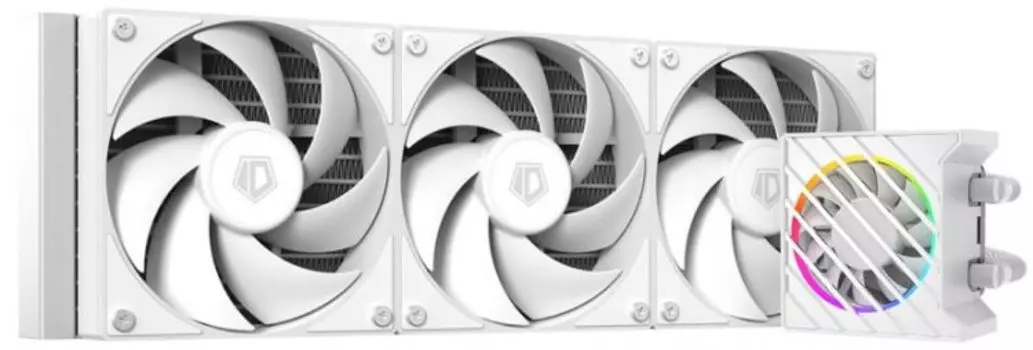 Система охлаждения жидкостная ID-Cooling DASHFLOW 360 XT LITE WHITE LGA2066/2011/1700/1200/115X/AM5/AM4 (3*120mm fan, 500-2000rpm, 78.25CFM, 29.85dBA,