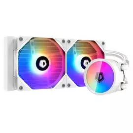 Система охлаждения жидкостная ID-Cooling ZOOMFLOW 240 XT SNOW LGA2066/2011/1200/115x/AM4 (Al+Cu, 2*120mm fan, 500-1500rpm, 68.2CFM, 13.8-30.5dBA, 4Pin