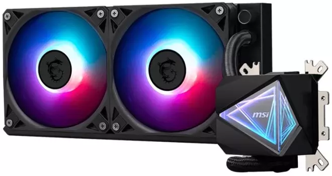 Система охлаждения жидкостная MSI MAG CORELIQUID I240 306-7ZW7A11-C24 LGA1700/1200/115x/AM4/AM5 (2*120mm, 70.7CFM, 4-pin)