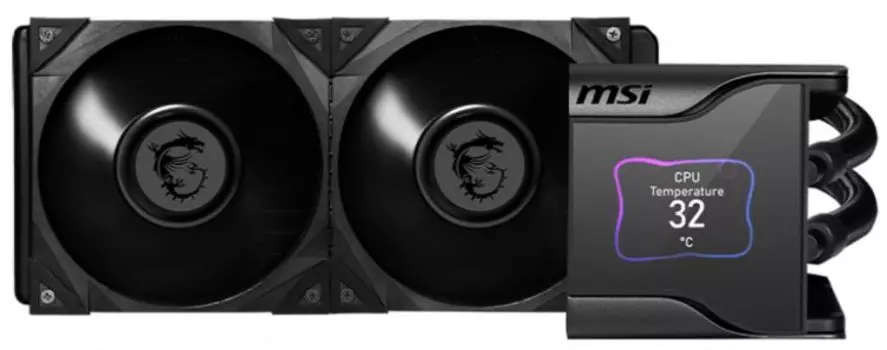 Система охлаждения жидкостная MSI MEG CORELIQUID S280 LGA1200/1700/115x/1366/2011/2011-3/2066/AM4/FM2/+/FM1/AM3/+/AM2/+ (2*140mm fan, 1800rpm, 82.27 C