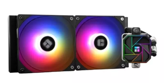 Система охлаждения жидкостная Thermalright Aqua Elite Black 240 ARGB V3 LGA115X/1200/1700/2011/2066/AM4/AM5 (2*120mm fan, 1550rpm, 66.17 CFM, 26 dBa,