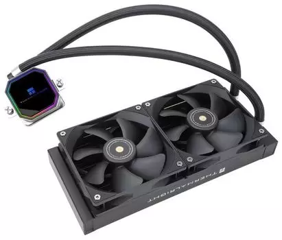 Система охлаждения жидкостная Thermalright Frozen Prism 240 Black ARGB F-PRISM-240-BL-ARGB LGA1366/115X/1200/1700/2011/2011-3/2066/AM4/AM5 (2*120mm fa