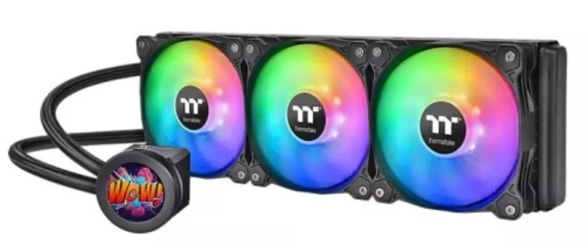 Система охлаждения жидкостная Thermaltake Floe Ultra 360 RGB CL-W350-PL12SW-A LGA2066/2011-3/2011/1700/1200/115x/AM5/AM4/AM3+/AM3/AM2+/AM2/FM2/FM1 (3*
