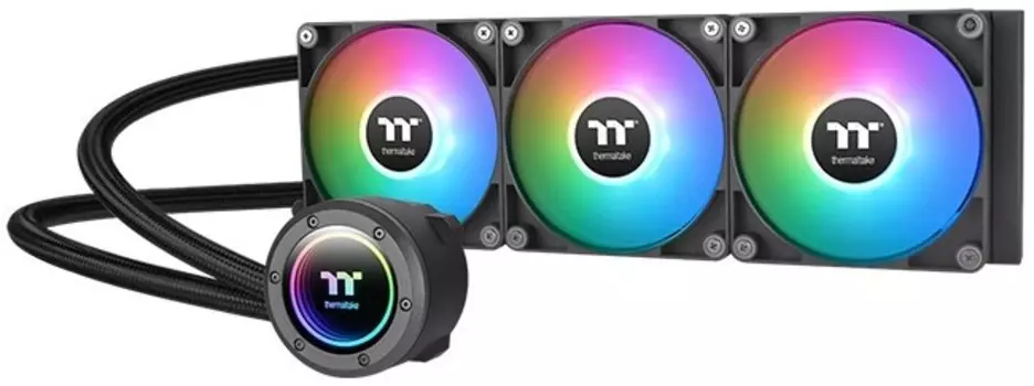 Система охлаждения жидкостная Thermaltake TH360 V2 ARGB CL-W362-PL12SW-A LGA2066/2011/1700/1200/115x/AM5/AM4/AM3+/AM3/AM2+/AM2 (3*120mm fan, 500-2000r