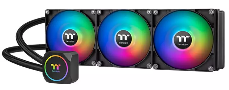Система охлаждения жидкостная Thermaltake TH420 ARGB Sync LGA 2066/2011-3/2011/1700/1200/115x/AM5/AM4/AM3+/AM3/AM2+/AM2/FM2/FM1 (3*140mm fan, 500-1800