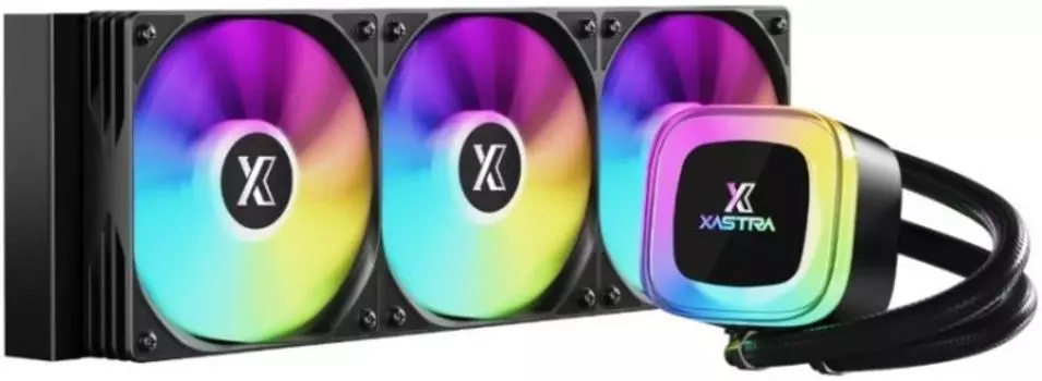 Система охлаждения жидкостная Xastra LP360 ARGB BK LP360-BKAFXX-GL LGA1851/1700/1200/115X/AM5/AM4 (3*120mm, TDP 285W, 800-1800rpm, 81.5CFM, 33dBa, 4-p