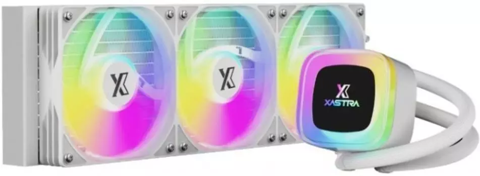 Система охлаждения жидкостная Xastra LP360 ARGB WH LP360-WHAFXX-GL LGA1851/1700/1200/115X/AM5/AM4 (3*120mm, TDP 285W, 800-1800rpm, 81.5CFM, 33dBa, 4-p
