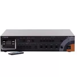 Система Roxton SX-240 оповещения: USB-проигрыватель-тюнер-усилитель 240 Вт, 1 микр./2 лин. входа, 5 зон