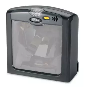 Сканер штрих-кодов Zebra LS7708 1D, многоплоскостной, черный, без кабеля