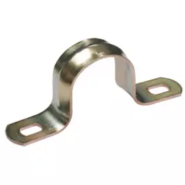 Скоба IEK CMA11-16-100 металл. двухлапковая d16-17 мм (упак. 100 шт.)
