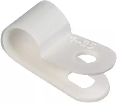 Скоба крепежная IEK USK11-06-050-K01 6мм нейлоновая белая (50шт)