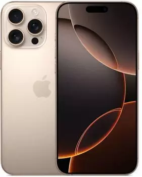 Смартфон Apple iPhone 16 Pro Max 256GB MYTP3 Desert Titanium with 2 Sim trays no eSim