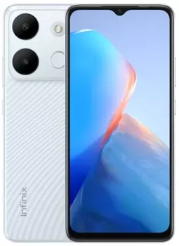 Смартфон Infinix SMART 7 4+64GB Iceland White 4895180795374 6.6" IPS HD+ (720*1612), MediaTek MT6761, 4хCortex-A53 2.0GHz, 13MP+AI Lens+5MP front, 500