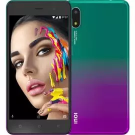 Смартфон INOI 2 Lite 2021 4660042757797 purple green, 5" FW TN,3G, 1Гб/8Гб, 2MP/5MP, 2500 мАч, Android 10 Go