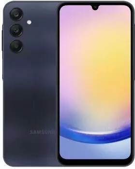 Смартфон Samsung Galaxy A25 256Gb 8Gb SM-A256EZKHSKZ темно-синий моноблок 3G 4G 2Sim 6.5" 1080x2340 Android 14 50Mpix 802.11 a/b/g/n/ac NFC GPS GSM900