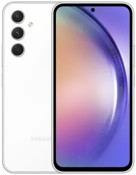 Смартфон Samsung Galaxy A54 5G 6/128GB SM-A546EZWACAU белый 2Sim 6.4" 1080x2340 Android 13 50Mpix 3G 4G 802.11 a/b/g/n/ac/ax NFC GPS GSM900/1800 GSM19
