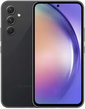 Смартфон Samsung Galaxy A54 5G 6/128GB графит 2Sim 6.4" 1080x2340 Android 13 50Mpix 3G 4G 802.11 a/b/g/n/ac/ax NFC GPS GSM900/1800 GSM1900 Protect mic