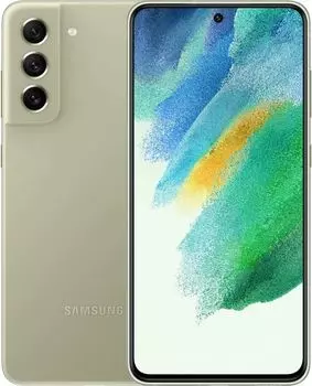 Смартфон Samsung Galaxy S21 FE 8/128GB SM-G990BLG2TUR оливковый 3G 4G 2Sim 6.4" 1080x2340 Android 12 12Mpix 802.11 a/b/g/n/ac/ax NFC GPS GSM900/1800 G