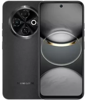 Смартфон TECNO Spark 30C 6/128GB KL5N 128+6 ORBIT BLACK черный моноблок 3G 4G 2Sim 6.67" 720x1600 Android 14 48Mpix 802.11 a/b/g/n/ac NFC GPS GSM900/1