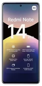 Смартфон Xiaomi Redmi Note 14 Pro RU 8/256GB MZB0IWZRU (61411) Aurora Purple