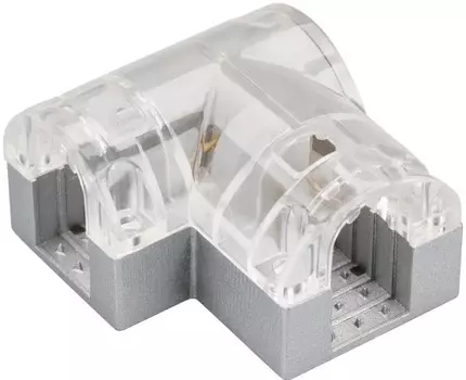 Соединитель Arlight ARL-CLEAR-U15-90 (26x15mm) 022702 угловой металл