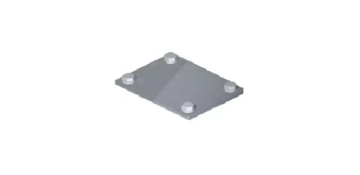 Соединитель DKC R5KRE65 прямой, для тяжёлых шкафов CQE, 1 упаковка - 4шт., "RAM Block"