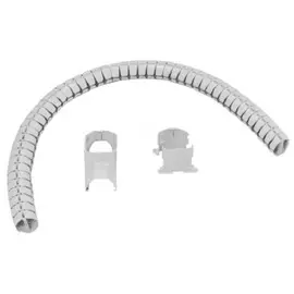 Соединитель Legrand 653056 гибкий пластиковый Ovaline, длина 1 метр, цвет серый