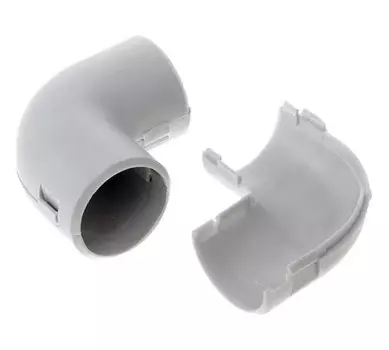 Соединитель Промрукав PR13.0361 угловой разборный д20 безгалогенный (HF) атмосферостойкий серый (50шт)