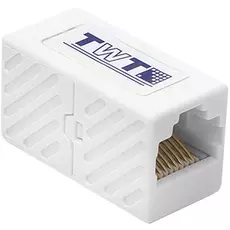 Соединитель TWT TWT-CP45UTP6 для 2-х портов RJ-45, неэкранированный, категории 6