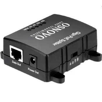 Сплиттер OSNOVO PoE Splitter/G2 PoE- стандарта IEEE 802.3af/at. Поддержка Gigabit Ethernet. Предназначен для питания оконечных сетевых устройств, не